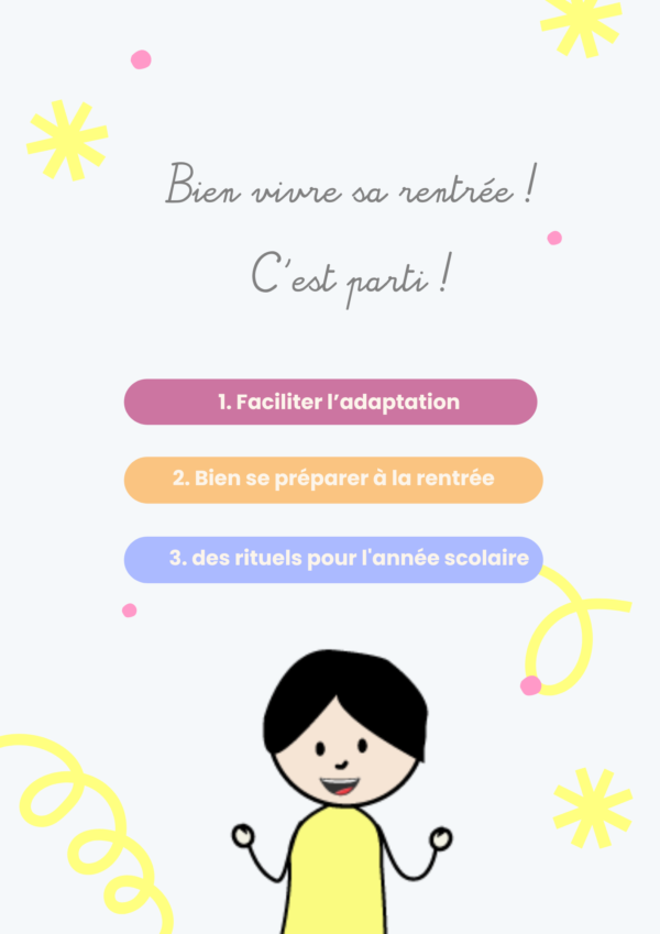 Ebook gratuit "Bien vivre sa rentrée" Sommaire